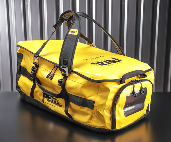 日本正規品 ペツル ダッフル 85 イエロー 大容量ギアバッグ 容量85L (S045AA01)(3342540834323) PETZL