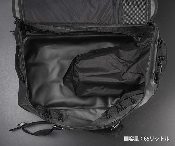 日本正規品 ペツル ダッフル 65 ブラック 多機能ギアバッグ 容量65L (S045AA02)(3342540839342) PETZL