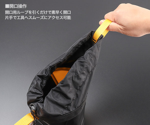 【7月の特価品】日本正規品 ペツル ツールバッグ 3 ドライバー・レンチ収納対応 工具落下防止仕様 (S047BA01)(3342540842526) PETZL