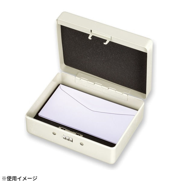 アスカ 安心保管ボックス A6 ダイヤル錠 ワイヤー付 コンパクト スチール製 (SB50)(4522966313339) ASKA