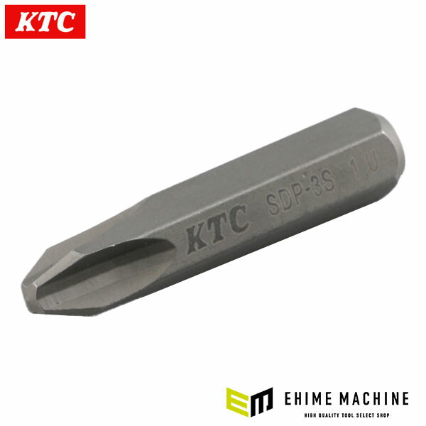 KTC クロスビットショート(No.3) No.3 全長40mm (SDP-3S)(4989433863863) 京都機械工具