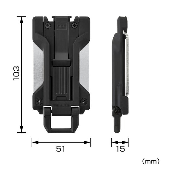 タジマ 工具ホルダーパーツ セフホルダー胴ベルト用 樹脂 フィット (SF-FHLD)(4975364361950) TAJIMA TJMデザイン