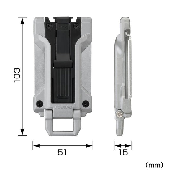 タジマ 工具ホルダーパーツ セフホルダー胴ベルト用 金属 フィット (SF-MFHLD)(4975364361967) TAJIMA TJMデザイン
