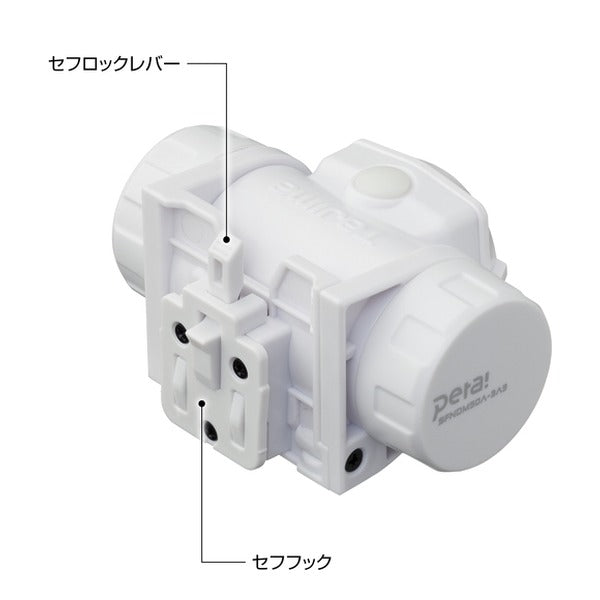 タジマ ヘッドライト セフヘッドライト MD 500lm 大径照射ホワイト 電池式 (SFNDM50A-3A3W)(4975364269430) TAJIMA TJMデザイン