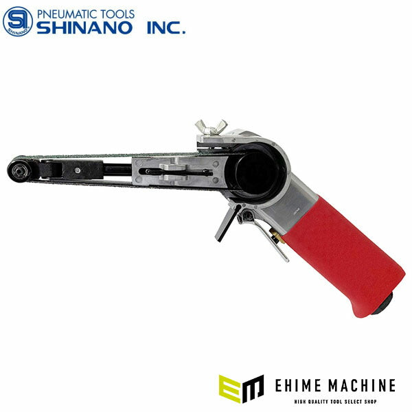 信濃機販 10/12mmベルトサンダー 先端部ローラー付 エアーベルトサンダー (SI-2700BC)(4571165787601) SHINANO