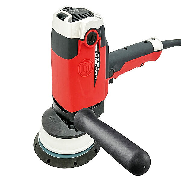 SHINANO 850Wハイパワー ダブルアクションポリッシャー パッドバフセット SI-530DA 電動ポリッシャー 磨き作業 板金工具 シナノ 信濃機販