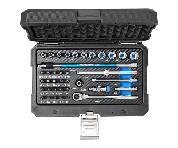 シグネット 1/4DR 38PC ソケット&ビットセット(6角) 11722 (4712818932942) SIGNET