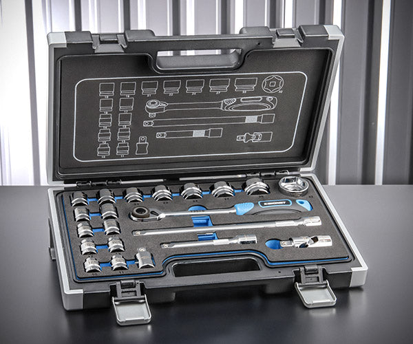 シグネット 1/2DR 21PC ショートソケットセット(6角) (13137)(4712818939620) SIGNET