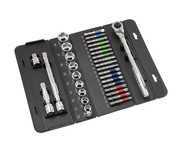 シグネット ロールチョイス 31PC 3/8SQソケット&ビットセット ツールロール収納 (22043)(4712818974881) SIGNET