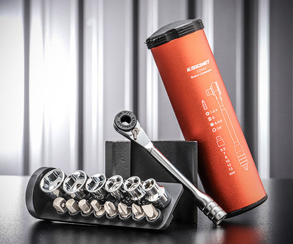 シグネット 15PC ミニラチェマルチソケット&ビットセット オレンジ (22062)(4712818975604) SIGNET