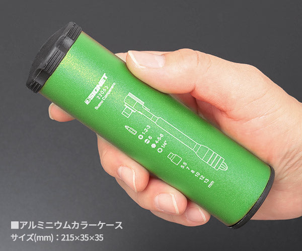 【11月の特価品】シグネット 15PC ミニラチェマルチソケット&ビットセット グリーン (22063)(4712818975611) SIGNET