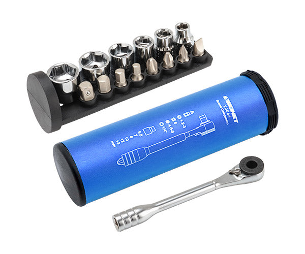 シグネット 15PC ミニラチェマルチソケット&ビットセット ブルー (22064)(4712818975628) SIGNET