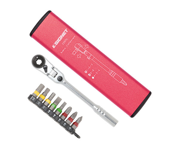 【11月の特価品】シグネット フレックス ミニラチェセット レッド (カラーケース) (22070)(4712818974966) SIGNET