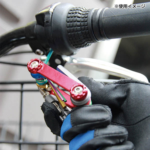 【11月の特価品】シグネット フォールディングツールセット パープル (カラーケース) (22081)(4712818975024) SIGNET