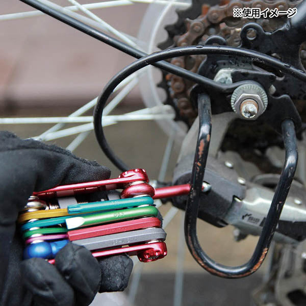 【11月の特価品】シグネット フォールディングツールセット オレンジ (カラーケース) (22082)(4712818975031) SIGNET