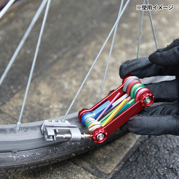 【11月の特価品】シグネット フォールディングツールセット オレンジ (カラーケース) (22082)(4712818975031) SIGNET