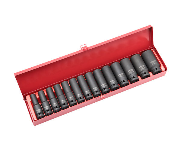 シグネット 1/2DR 14PC ミリ ディープインパクトソケットセット (23296)(4712818957099) SIGNET