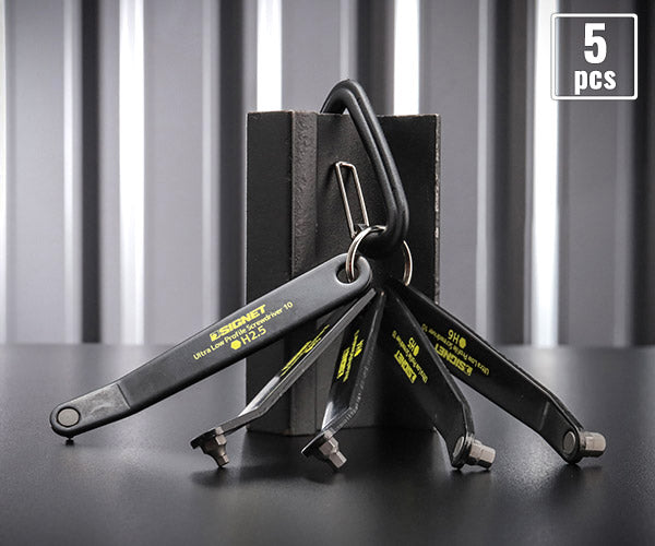 シグネット 5PCS薄型オフセットレンチ スペーステン ヘックス (35081)(4712818998443) SIGNET