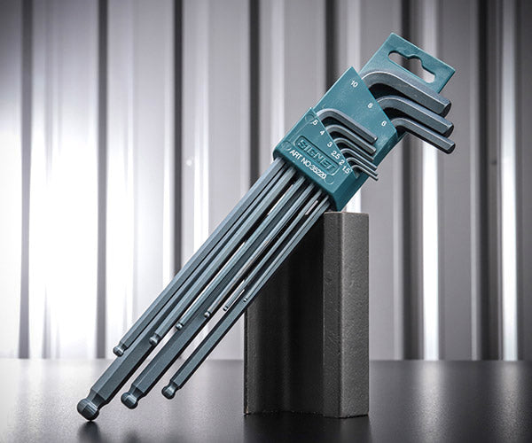 シグネット 9PC ロングボールヘックスレンチセット(ブルーコーティング