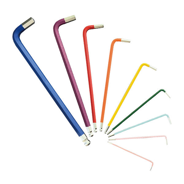 シグネット 9PC ロングボールヘックスレンチセット(レインボー) (35221)(4712818923476) SIGNET