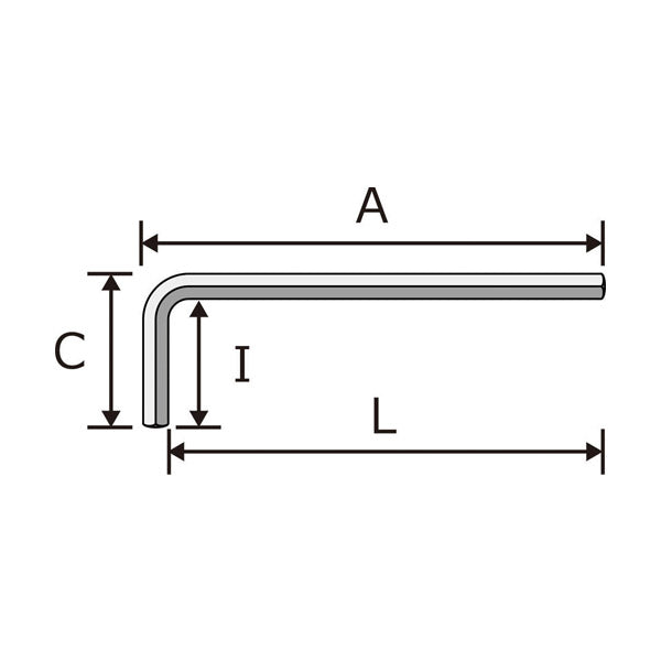 シグネット 9PC ロングボールヘックスレンチセット(レインボー) (35221)(4712818923476) SIGNET