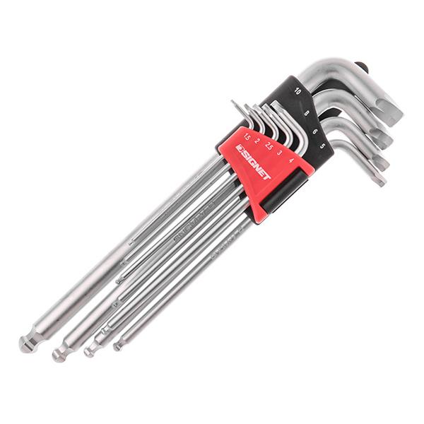 【ワケあり特価品】 (状態A) シグネット 9PC ツイストロングボールヘックスレンチセット (35239)(4712818997170) SIGNET