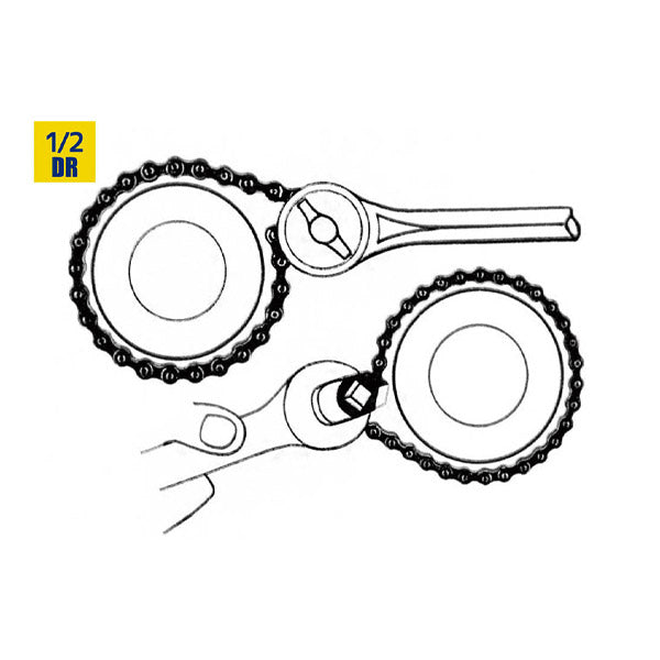 シグネット チェーン式 オイルフィルターレンチ 21-120mm (37004)(4712818998412) SIGNET