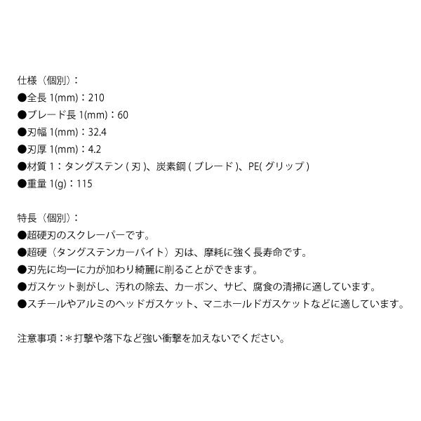 【11月の特価品】シグネット 超硬刃スクレーパ- 1-1/4 (46725)(4712818968118) SIGNET