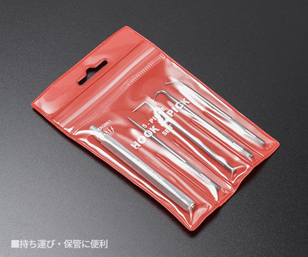 シグネット 5PC差替式ピックツールセット マグネットグリップ (46980)(4712818968385) SIGNET