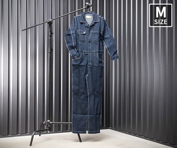 POINTER つなぎ　デニム　タグなし　HR0828 9月の特価品】シグネット デニムツナギ長袖 M (49627)(4712818967791