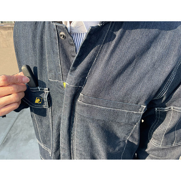 シグネット デニムツナギ長袖 LL (49629)(4712818967814) SIGNET