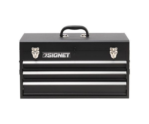 【限定特価】シグネット 3段ツールボックス マットブラック トレイ無 (54380)(4712818648300) SIGNET