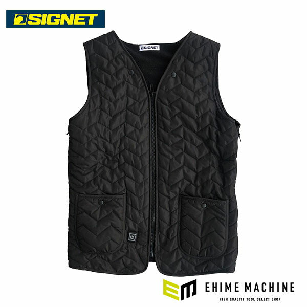 【11月の特価品】シグネット ヒートベスト ブラック2 (56258)(4712818979275) SIGNET