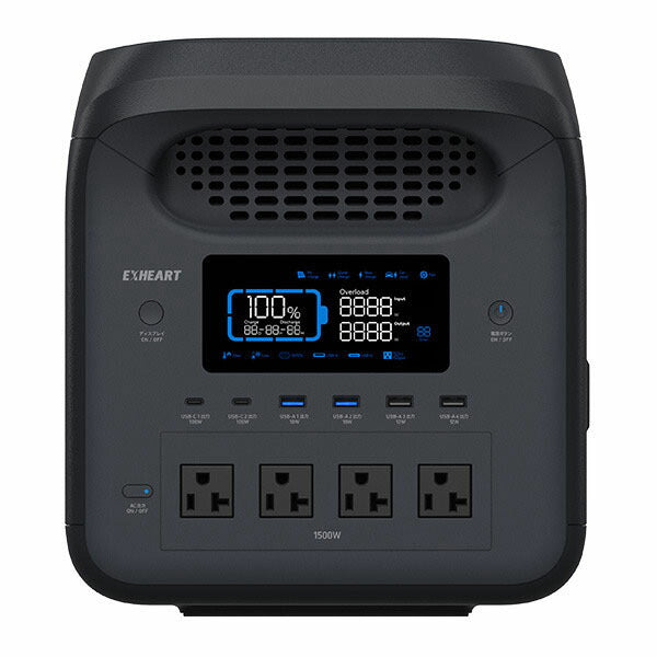 シグネット ポータブル電源 パワーステーション1500W (63196)(4712818963618) SIGNET