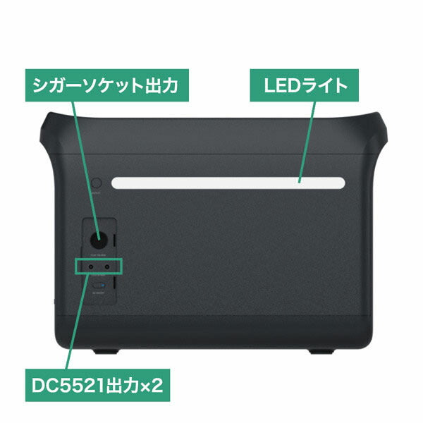 シグネット ポータブル電源 パワーステーション1500W (63196)(4712818963618) SIGNET