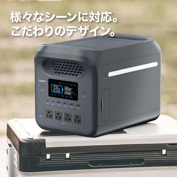 シグネット ポータブル電源 パワーステーション1500W (63196)(4712818963618) SIGNET