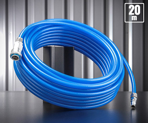 シグネット クイックカプラー付エアホース 6.5mmX20m ブルー (65452)(4712818963724) SIGNET