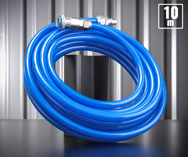 シグネット クイックカプラー付エアホース 8.0mmX10m ブルー (65453)(4712818963731) SIGNET