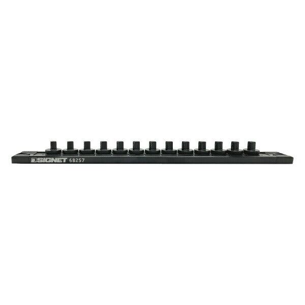 SIGNET 68257 6.3sq.スピンロックソケットレール 13PC ブラック