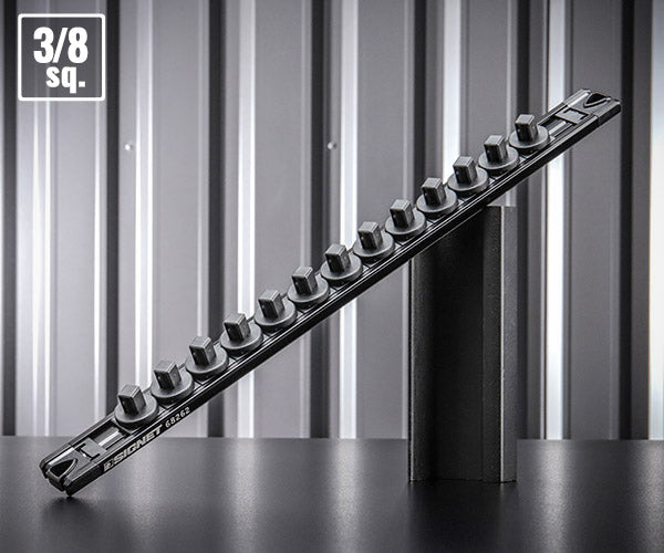 シグネット スピンロックソケットレール 3/8SQ 13PC ブラック (68262)(4712818963441) SIGNET