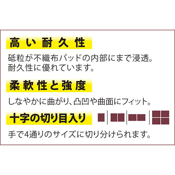 シグネット SGケンマ ハンドパッド ファイン240(10枚入り) (85137)(4712818913507) SIGNET