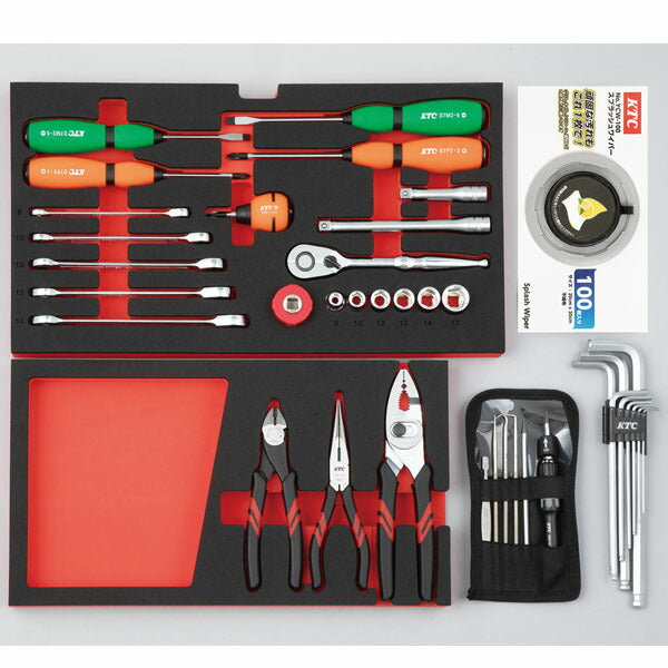 【特典付】 KTC SK34026XBK 9.5sq. 工具セット 40点 京都機械工具 SKX0102BK採用 エントリーモデル DIY用 ブラック 2026SK