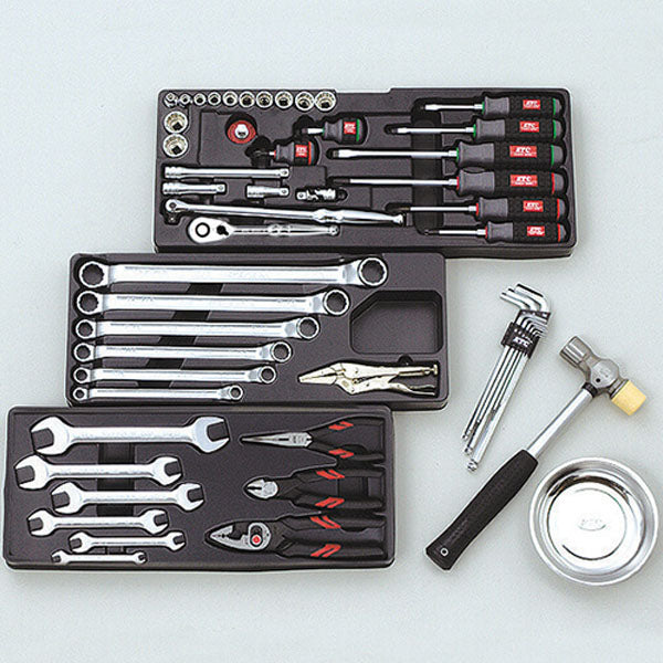 KTC 工具セット チェストタイプ インチサイズ 9.5sq 54点 SK3542BXR (4989433987101) 京都機械工具
