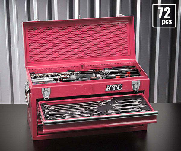 KTC 9.5sq. 72点工具セット シラーズレッド SK37220XSYREM SKX0213SYR 採用モデル エヒメマシンオリジナル ツールセット 京都機械工具
