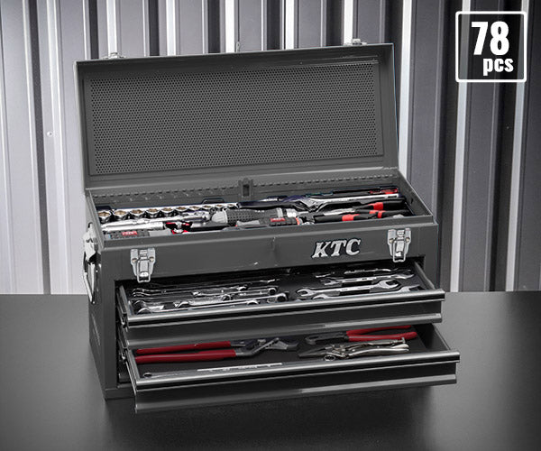 KTC 9.5sq. 78点工具セット マットグレー SK37820XMGYEM SKX0213MGY 採用モデル エヒメマシンオリジナル ツールセット 京都機械工具