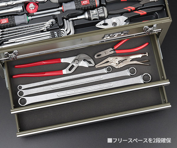 KTC SK37820XODEM 9.5sq. 78点工具セット オリーブドラブ オリジナルツールセット SKX0213ODEM 採用モデル エヒメマシンオリジナル商品