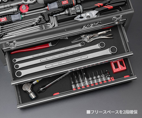 KTC 9.5sq. 91点工具セット マットグレー SK39120XMGYEM SKX0213MGY 採用モデル エヒメマシンオリジナル ツールセット 京都機械工具