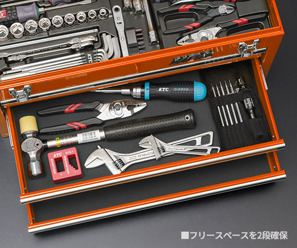 KTC 9.5sq. 92点工具セット オレンジ SK39224XCREM SKX0213CR 採用 エヒメマシンオリジナル ツールセット 京都機械工具