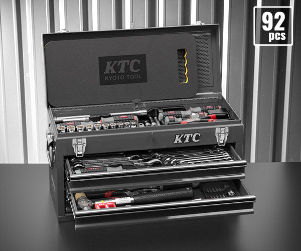 KTC 9.5sq. 92点工具セット マットグレー SK39224XMGYEM SKX0213MGY 採用 エヒメマシンオリジナル ツールセット 京都機械工具