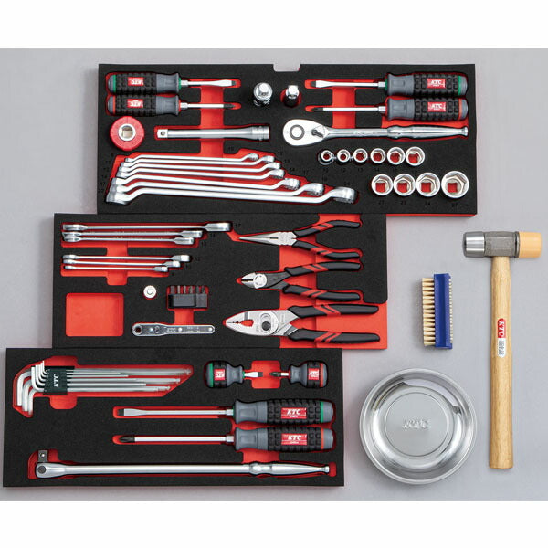 【特典付】 2026SK限定カラー KTC SK46026XCR 12.7sq. 工具セット 60点 京都機械工具 SKX0223CR採用 大型車・重機・農機メンテナンス用 オレンジ